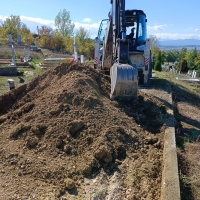 Започна ремонтът на алеите на новия гробищен парк в Севлиево